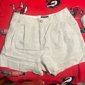 Banana Republic High Waist Linen Shorts